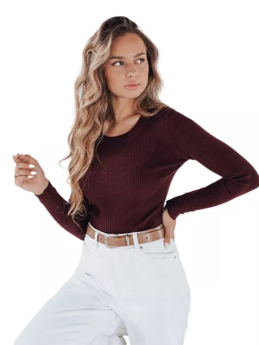 Sieviešu bordo džemperis Gino 