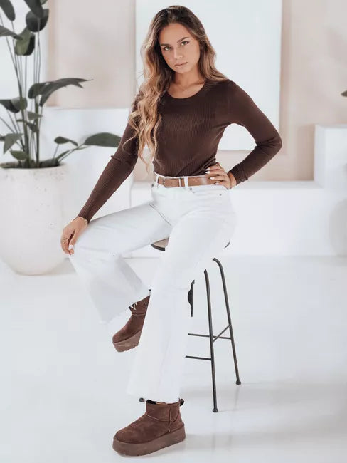 Sieviešu brūns džemperis Gino 