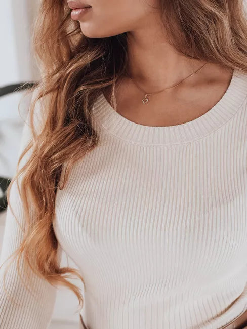 Sieviešu balts džemperis Gino 