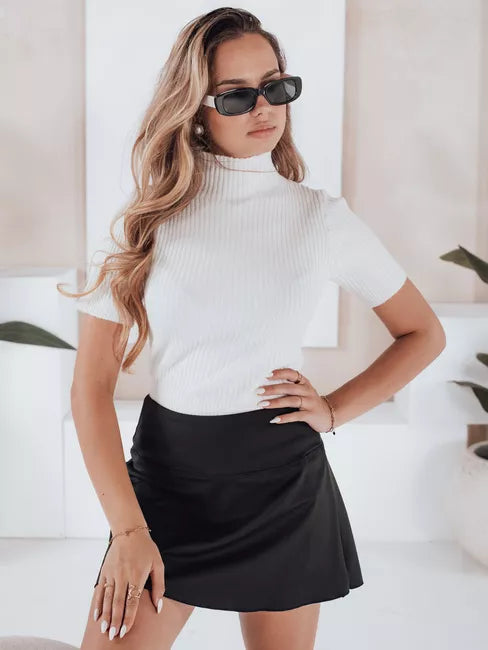 Sieviešu balts džemperis Bela