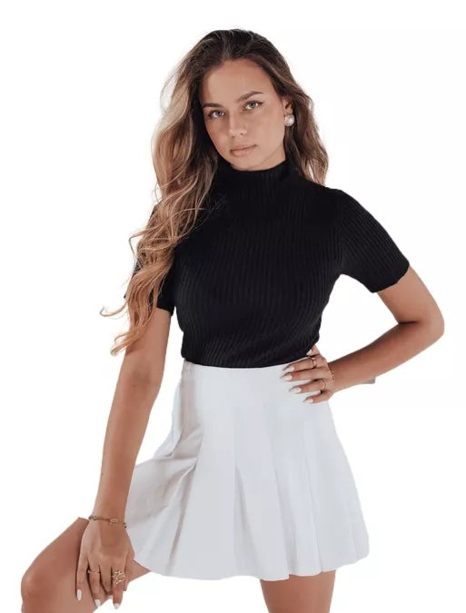 Sieviešu melns džemperis Bela