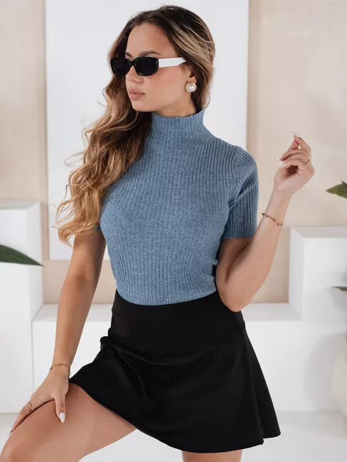 Sieviešu zils džemperis Bela