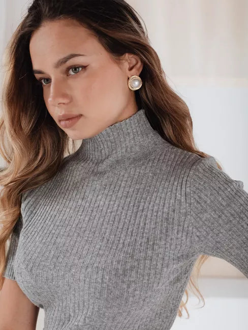 Sieviešu pelēks džemperis Bela