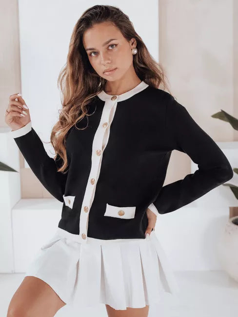 Sieviešu melns džemperis Merlin