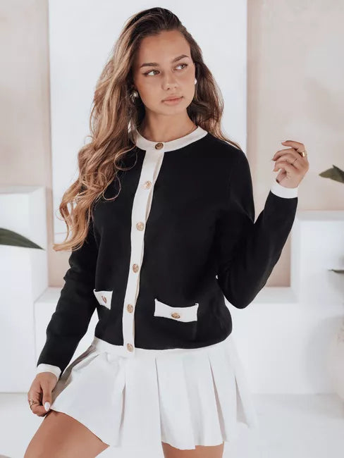 Sieviešu melns džemperis Merlin