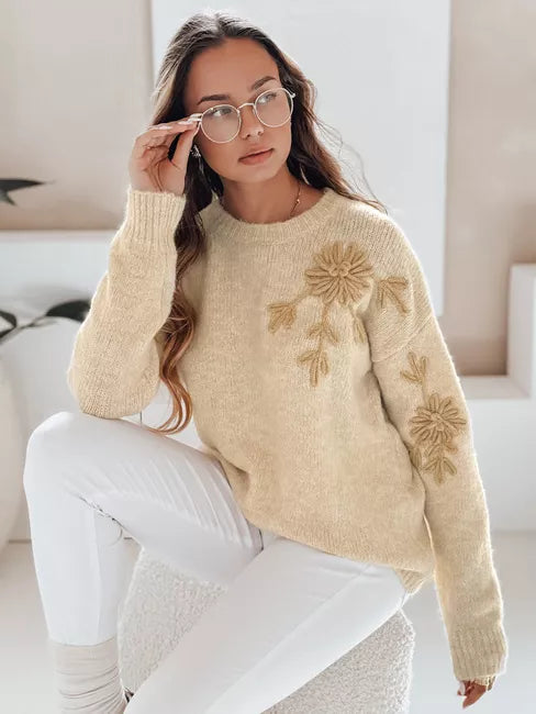 Sieviešu brūns džemperis Daga