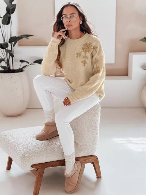 Sieviešu brūns džemperis Daga