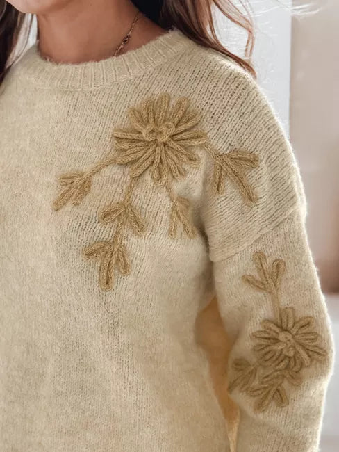 Sieviešu brūns džemperis Daga