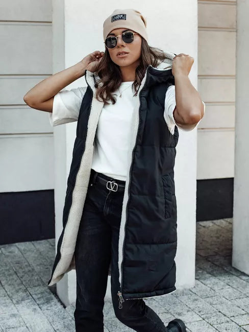 Sieviešu melna veste Belver