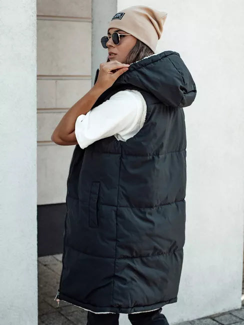 Sieviešu melna veste Belver