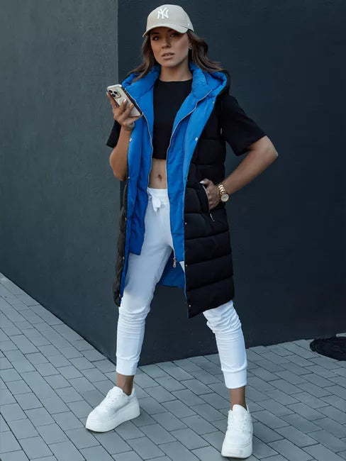 Sieviešu melna/zila veste Chester 