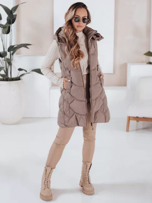 Sieviešu brūna veste Giro