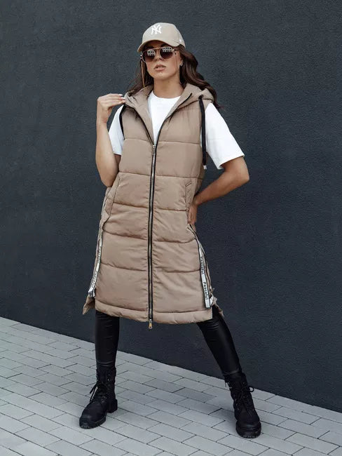 Sieviešu brūna garā veste Skyler 