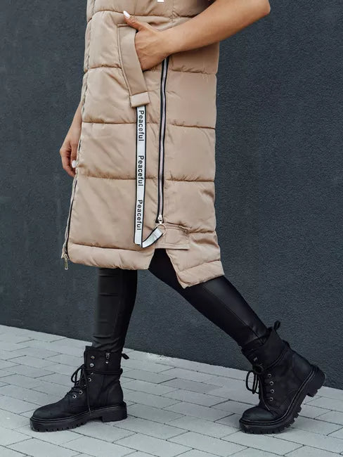 Sieviešu brūna garā veste Skyler 