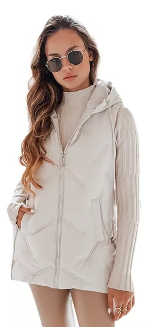 Sieviešu balta vestes komplekts