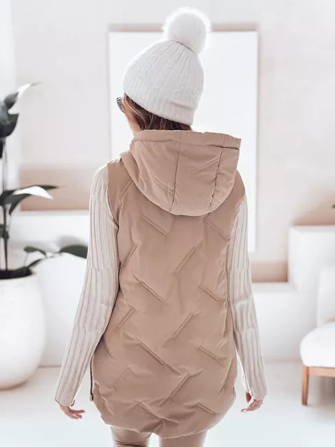 Sieviešu brūna vestes komplekts