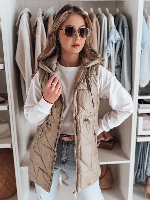 Sieviešu brūna veste Demak