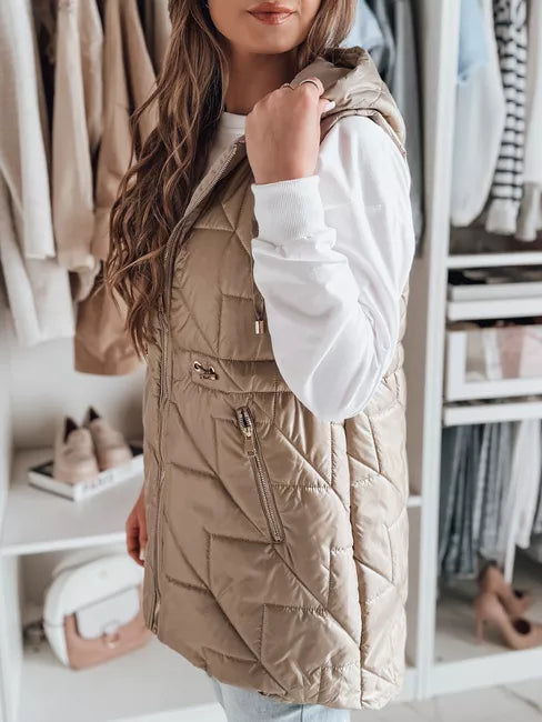 Sieviešu brūna veste Demak