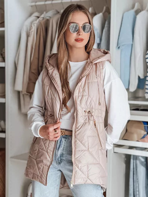 Sieviešu gaiši rozā veste Demak