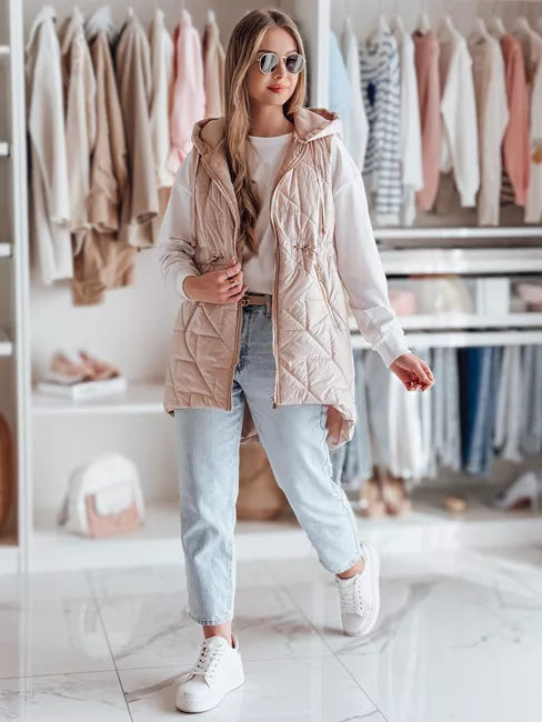 Sieviešu gaiši rozā veste Demak