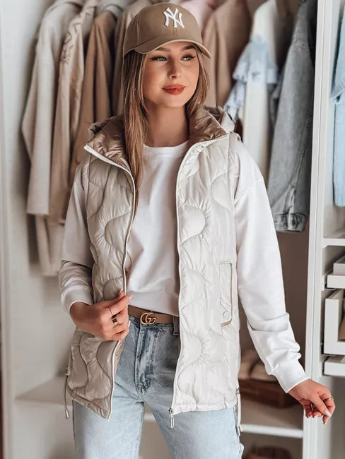 Sieviešu gaiši pelēka veste Vesolita