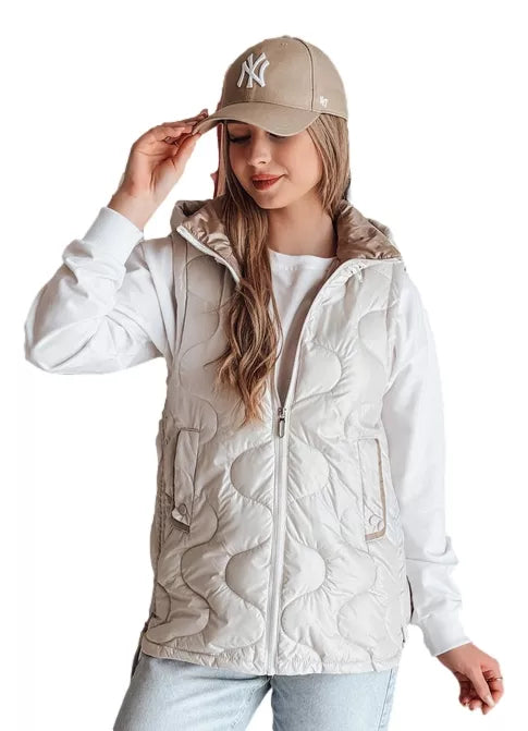 Sieviešu gaiši pelēka veste Vesolita