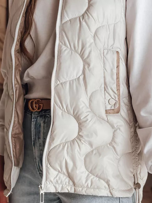 Sieviešu gaiši pelēka veste Vesolita