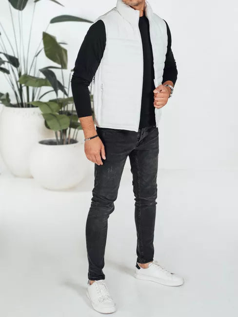 Vīriešu balta veste Pole