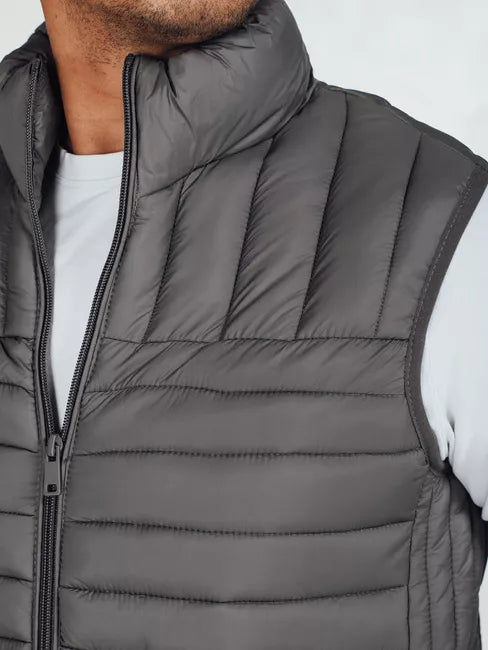 Vīriešu pelēka veste Pole