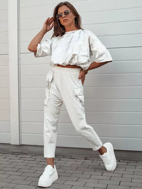 Sieviešu balts komplekts Birweki 