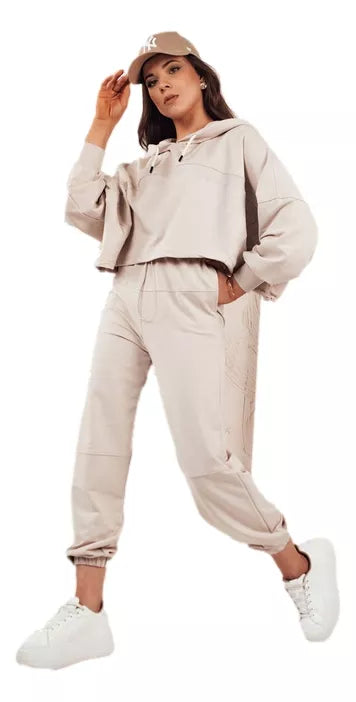 Sieviešu brūns treniņtērps Bistan