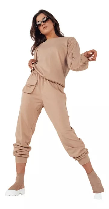 Sieviešu brūns komplekts Milak