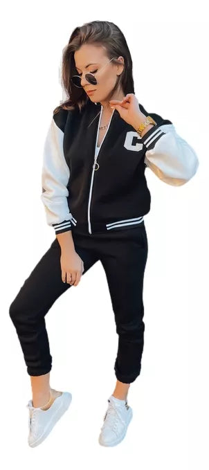 Sieviešu melns sporta komplekts Celia