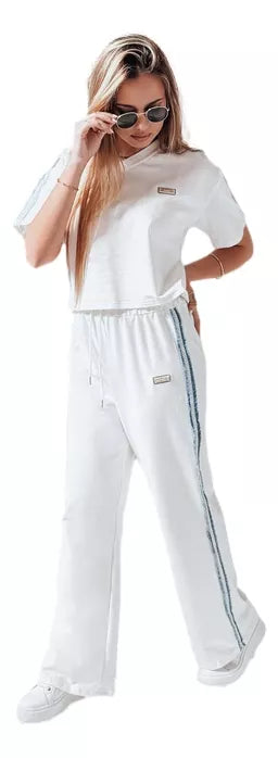 Sieviešu balts sporta komplekts Sport Like
