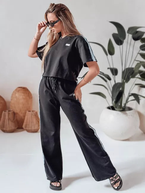 Sieviešu melns sporta komplekts Sport Like