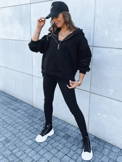 Trīsdaļīgs sieviešu melns komplekts Kemy