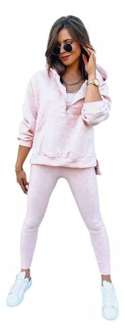 Trīsdaļīgs sieviešu rozā komplekts Kemy