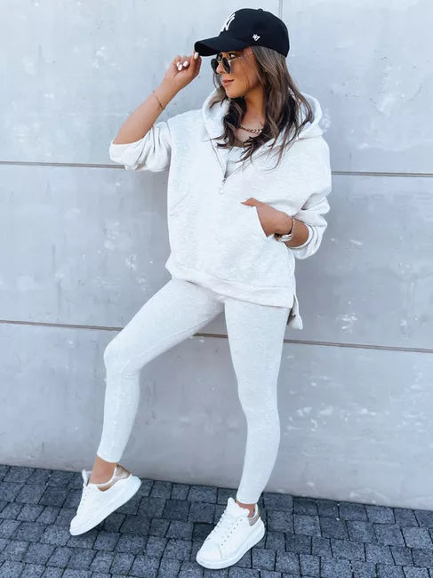 Trīsdaļīgs sieviešu pelēks komplekts Kemy