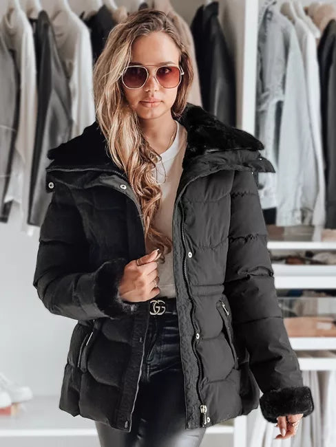 Sieviešu melna jaka Semi