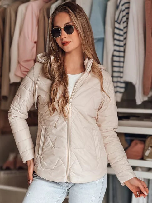 Sieviešu brūna jaka Enzo