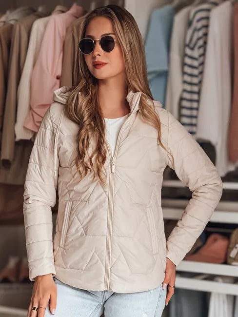 Sieviešu brūna jaka Enzo