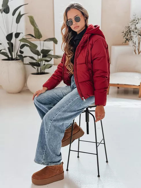 Sieviešu sarkana jaka Glam