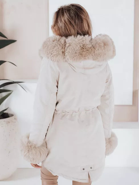 Sieviešu balta jaka Gibon