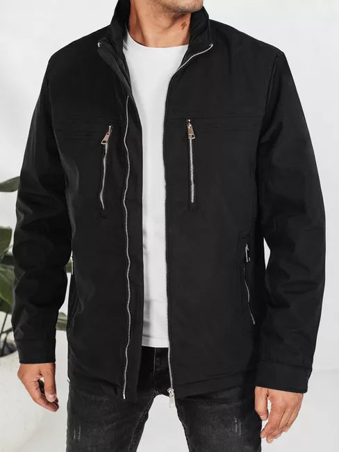 Vīriešu melna jaka Teros