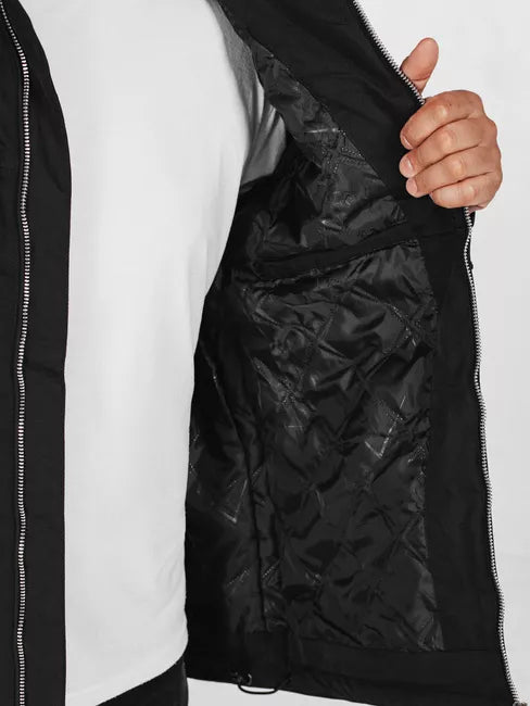 Vīriešu melna jaka Teros