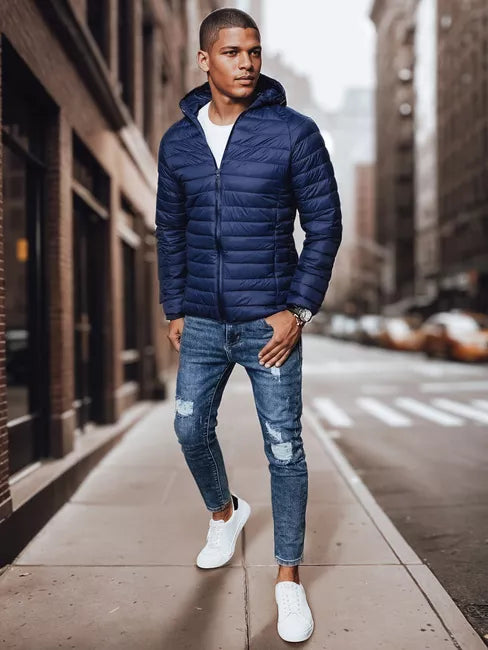 Vīriešu tumši zila jaka Serg