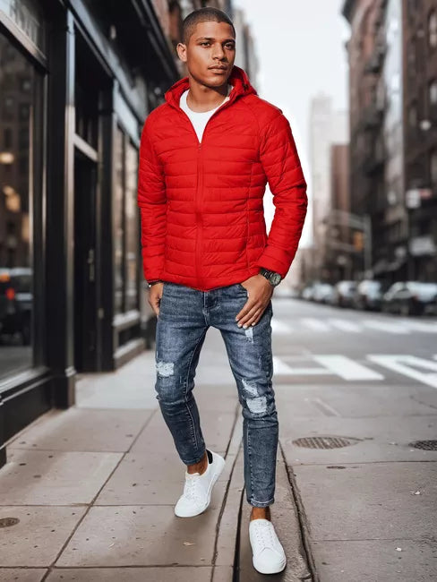 Vīriešu sarkana pavasara jaka Serg