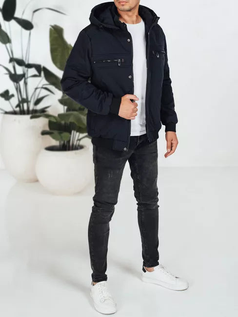 Vīriešu tumši zila jaka Kuder