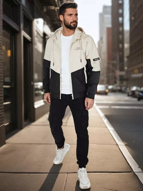 Vīriešu brūna jaka Mask