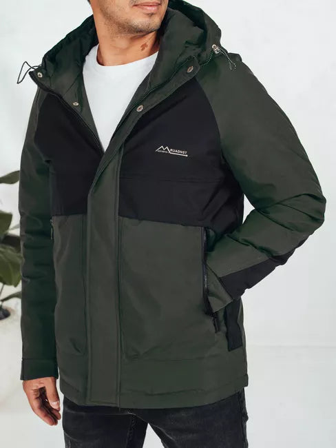 Vīriešu melna ziemas jaka Banket